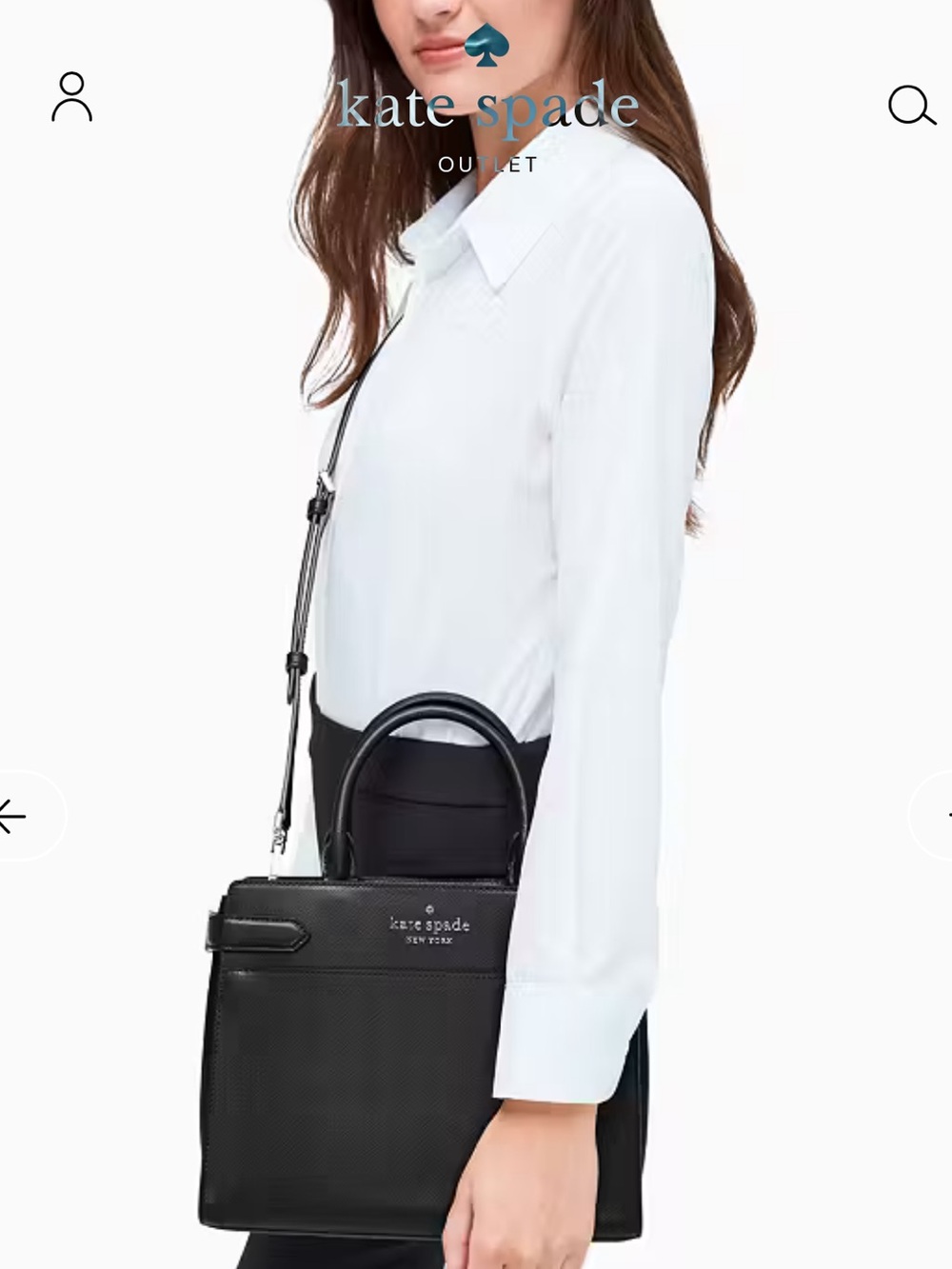 kate spade Black Staci Medium Satchel